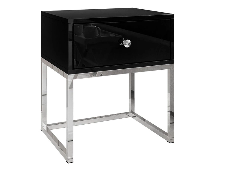 Schwarzer Glanz \ Griffe \ Silber