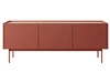 TV-Lowboard mit Türen Drevo Rot