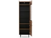Vitrinenschrank 60 cm Vasa Braun
