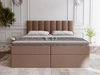 Boxspringbett mit Bettkasten 180x200 Mocca Braun