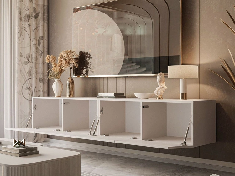 Hängeschrank mit Türen 200 cm Nodoo Kaschmir