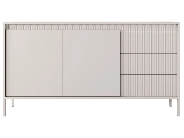 Kommode mit Türen und Schubladen 153 cm Sorano Beige