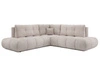 Ecksofa mit Schlaffunktion und Bettkasten Links Kair Beige