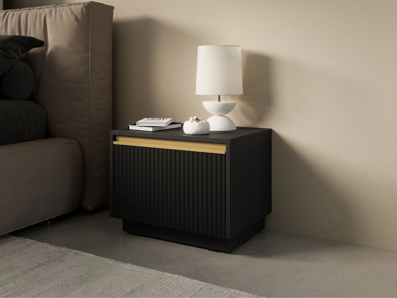Nachttisch mit Schublade Roland Schwarz