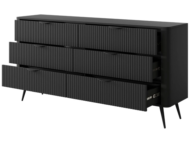 Kommode mit 6 Schubladen Latina Beige