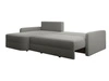 Ecksofa L-Form mit Schlaffunktion und Bettkasten Arvento Grau