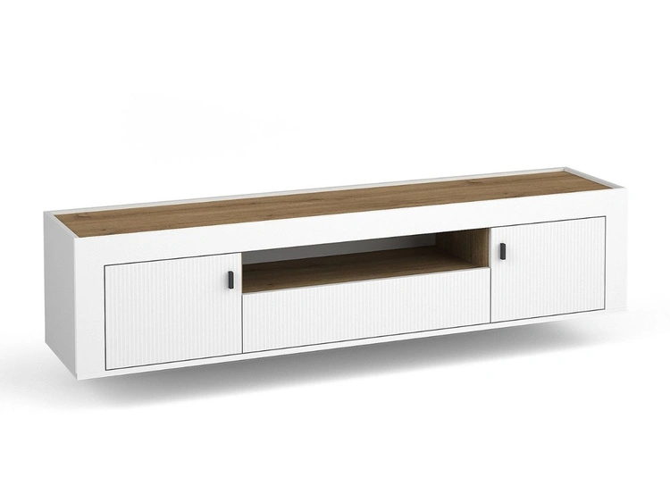 Möbelset für Wohnzimmer Messina Weiß