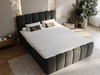 Boxspringbett mit Bettkasten 180x200 Cloud Dunkelgrau