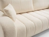 Schlafsofa mit Bettfunktion und Bettkasten Adoro Hellbeige
