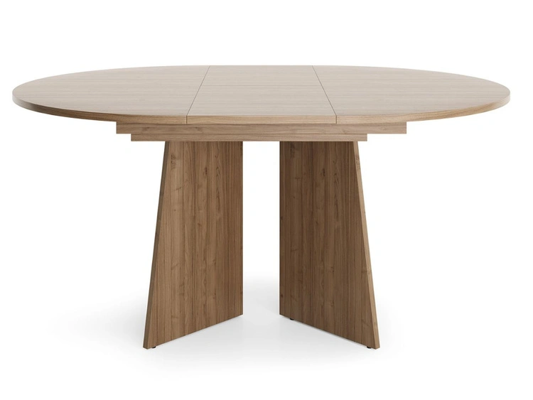 Ausziehbarer Tisch Arelis in Royal-Nussbaum