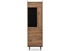 Vitrinenschrank 60 cm Vasa Braun