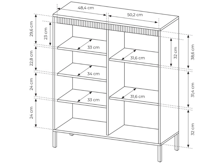 Türkommode Sorano Beige