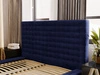 Polsterbett mit Bettkasten und Lattenrost 160x200 Barbados Blau