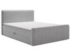 Boxspringbett mit Bettkasten 160x200 Osteno Grau