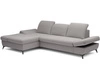 Ecksofa L-Form Links mit Schlaffunktion und Bettkasten Hannover Grau