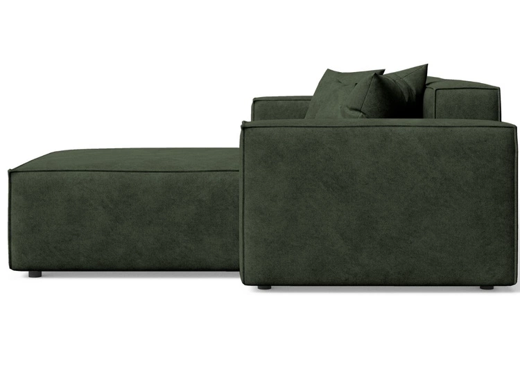 Ecksofa L-Form Rechts Arizona Grün