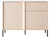 Kommode mit Türen und Schublade Dego Beige