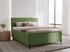Boxspringbett mit Bettkasten 160x200 Primavera Grün