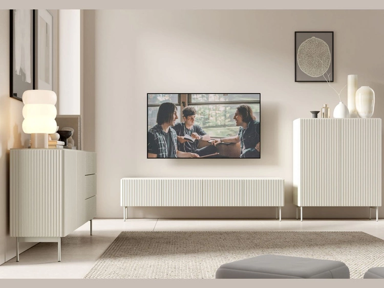 Hochkommode mit zwei Türen Qualita Kaschmir