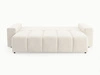 Schlafsofa mit Bettfunktion und Bettkasten Miro Creme
