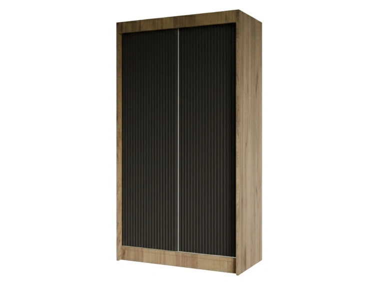 120 cm \ Schwarz ||  Handwerk Goldene Eiche \ Nein