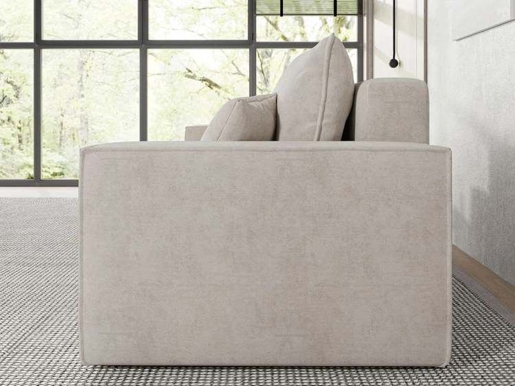 Schlafsofa mit Bettfunktion und Bettkasten Sivra Beige