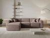 Ecksofa L-Form Links Arizona Braun