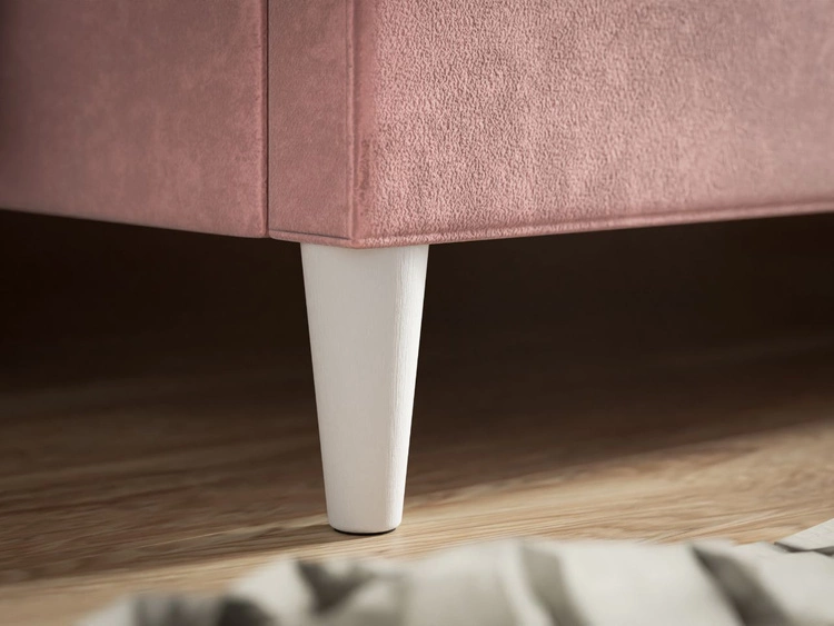 Polsterbett mit Lattenrost 160x200 Fuzi Rosa