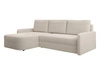 Ecksofa L-Form mit Schlaffunktion und Bettkasten Arvento Beige