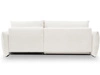 Ecksofa L-Form mit Schlaffunktion und Bettkasten Bene  Creme