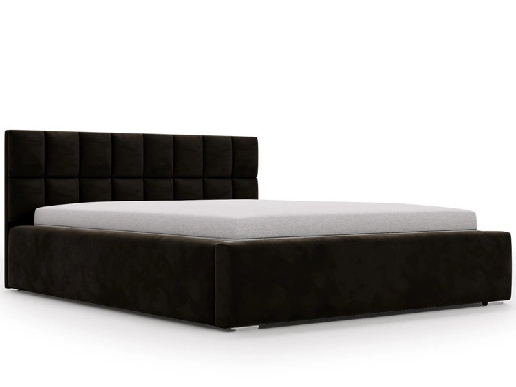 Polsterbett mit Bettkasten und Lattenrost 160x200 Hugo Schwarz