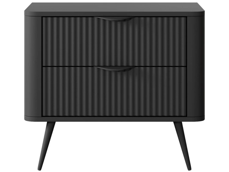Nachtschrank Latina Schwarz