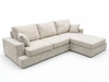 Ecksofa L-Form fürs Wohnzimmer Nesto Rechts Beige