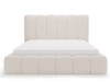 Polsterbett mit Bettkasten und Lattenrost 200x200 Imperial Creme