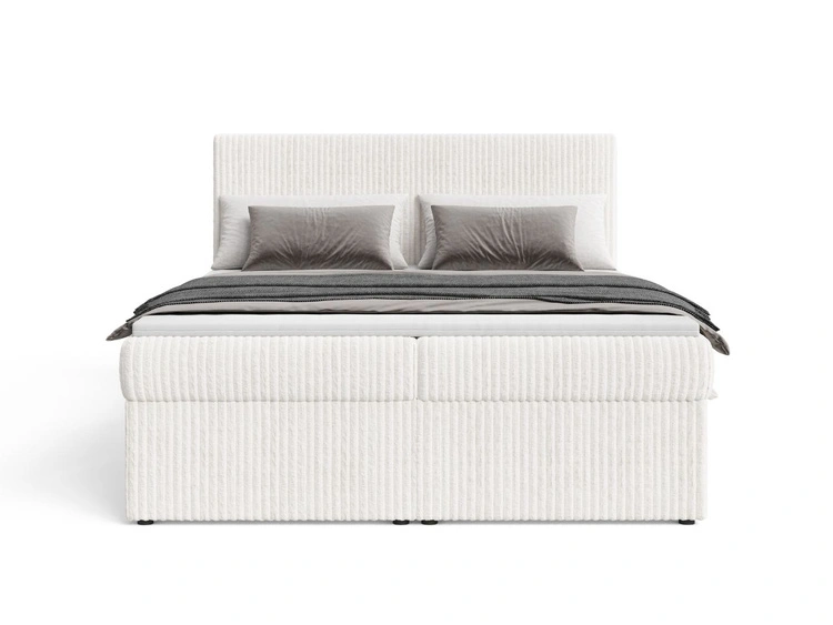 Boxspringbett mit Bettkasten 160X200 Brisa Creme