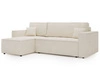 Modernes Ecksofa mit Schlaffunktion und Stauraum Prato Beige