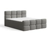 Boxspringbett mit Bettkasten 180x200 Rivon Grau