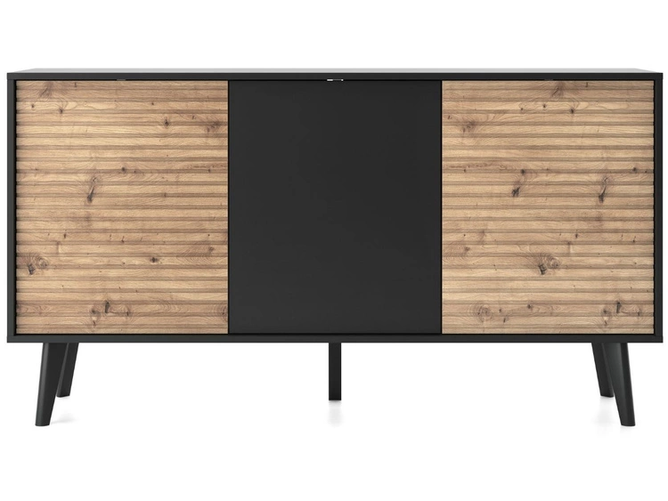 Türkommode Astro Schwarz, Artisan Eiche