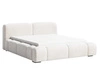Polsterbett mit Bettkasten und Lattenrost 140x200 Aubi Creme