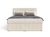 Boxspringbett mit Bettkasten 200X200 Brisa Beige