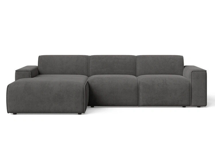 Ecksofa L-Form Links Lavia Dunkelgrau