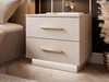 Nachttisch mit zwei Schubladen Nuveo Kaschmir