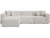 Ecksofa L-Form Links Arizona Beige