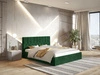 Polsterbett mit Bettkasten und Lattenrost 140x200 Gaja Grün