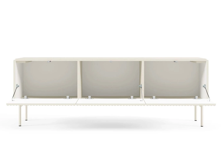 TV-Lowboard mit drei Türen Qualita Kaschmir