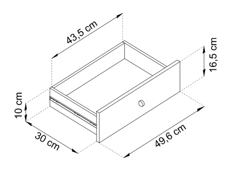 TV-Lowboard mit Schublade und Türen mit Schwarz Metallbeinen Amor Beige
