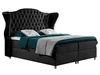Boxspringbett mit Bettkasten 120x200 Kate Schwarz