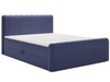 Boxspringbett mit Bettkasten 180x200 Osteno Dunkelblau