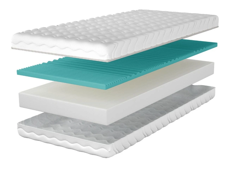 Schaumstoffmatratze mit profiliertem Schaum Simba 100x200