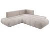 Ecksofa mit Schlaffunktion und Bettkasten Links Kair Beige
